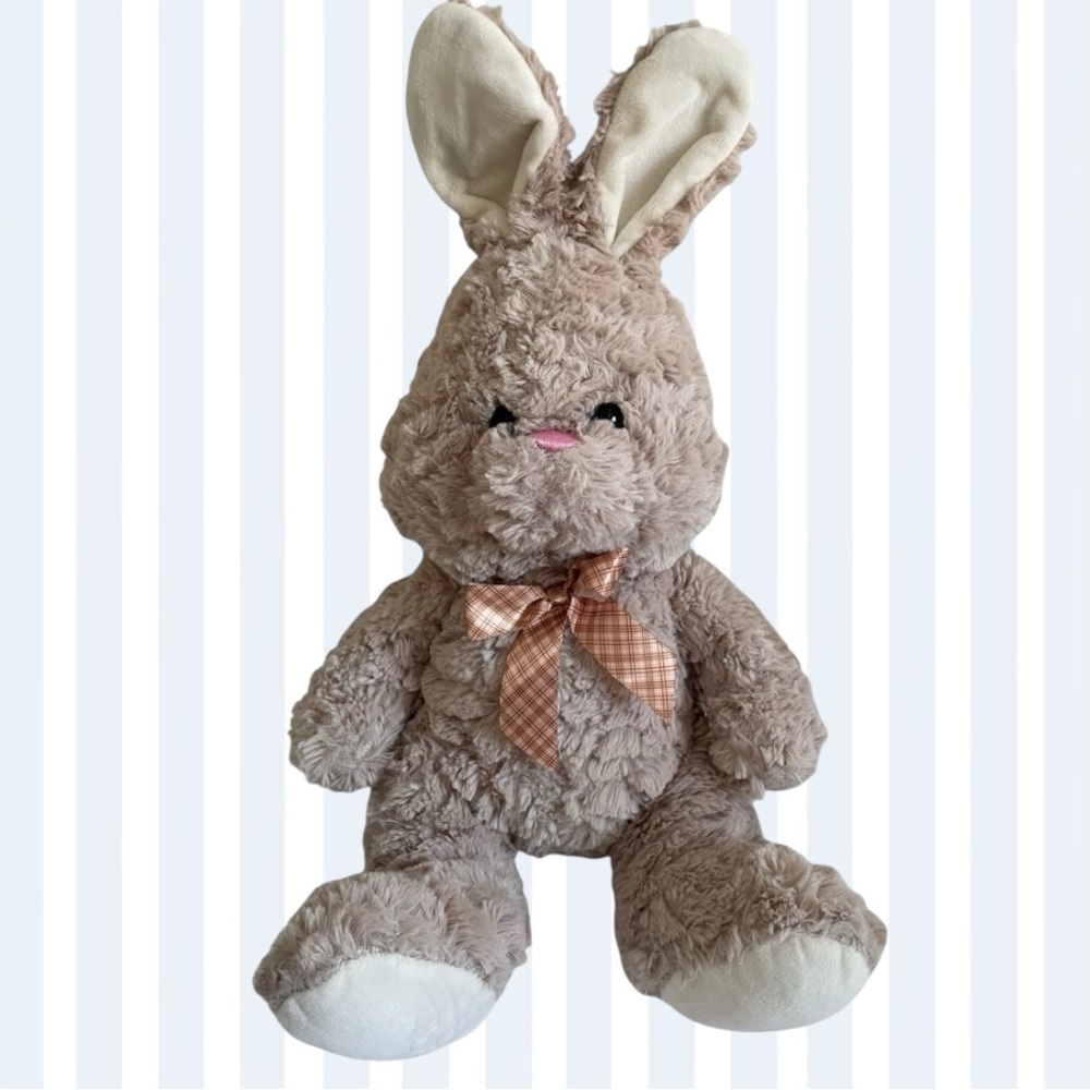 Adorable Tan Plush Bunny Toy Super Soft